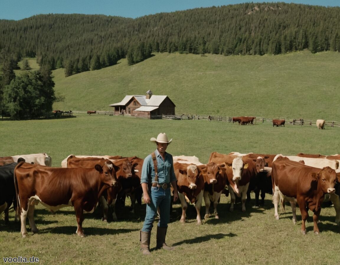 Engagement für die Tierhaltung und Landwirtschaft   - Paul Qualley - das Model und den Rancher vorgestellt