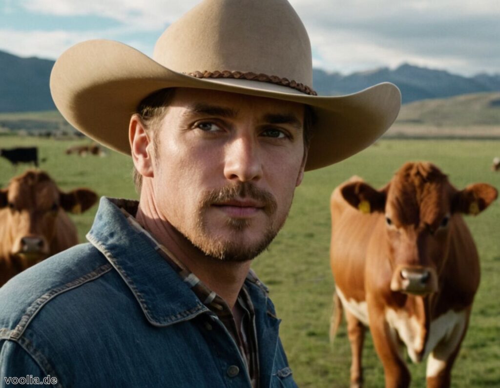 Paul Qualley - das Model und den Rancher vorgestellt